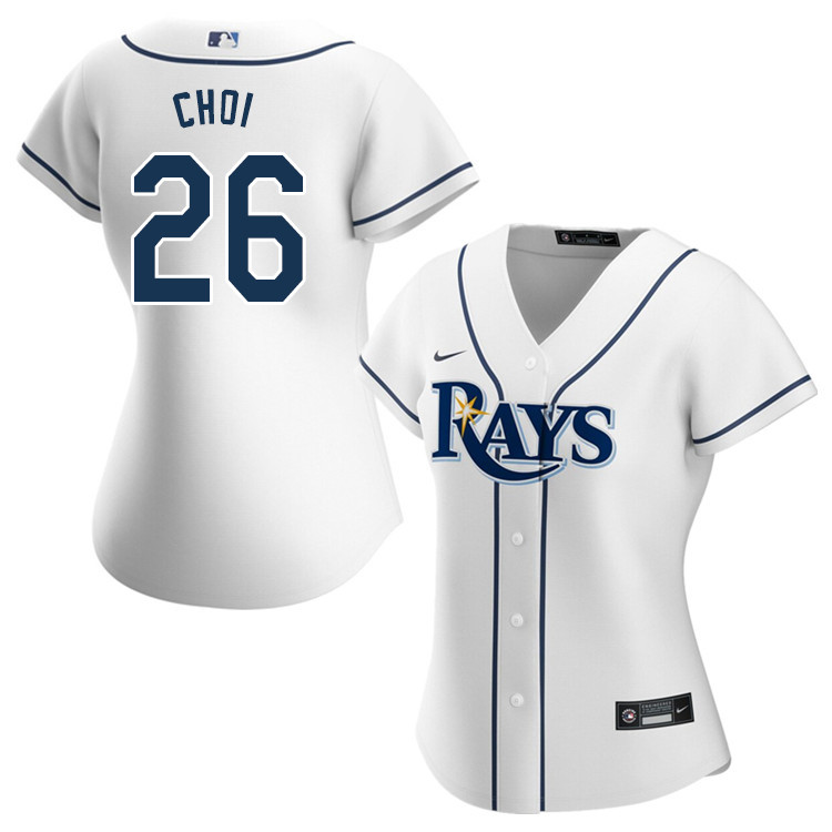 Nike Women #26 Ji-Man Choi Tampa Bay Rays Baseball Jerseys Sale-White